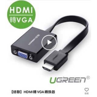 全新 綠聯 HDMI 轉 VGA 轉換器
