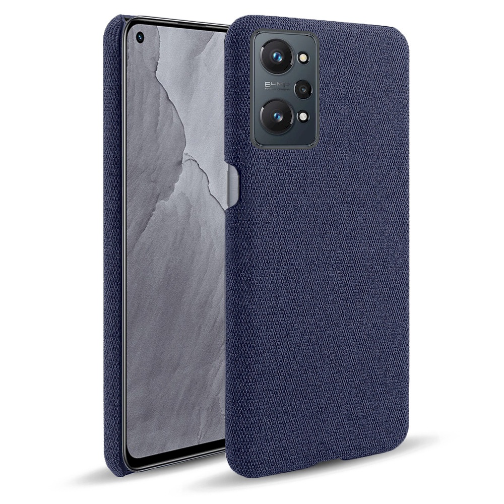 Realme GT NEO 2 皮革保護殼尼龍布紋素色背蓋日式簡約手機殼保護套手機套