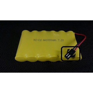 RCBT 鎳鎘電池 AA 7.2V 1000 MAH 鎳鎘充電電池 非500mah SM 接頭