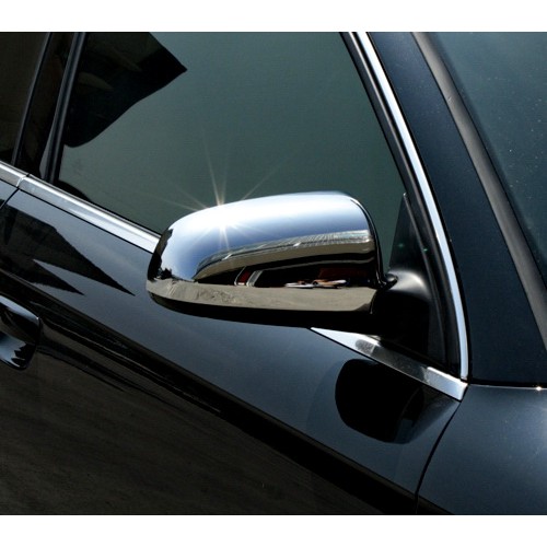 圓夢工廠 Audi 奧迪 A6 C6 S6 RS6 2004~2010 改裝 鍍鉻銀 後視鏡蓋 後照鏡蓋 照後鏡保護外蓋