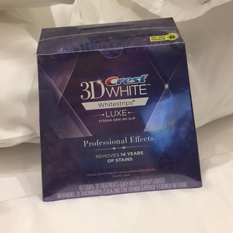 3D crest white牙齒美白貼片  一盒20片 香港萬寧購入