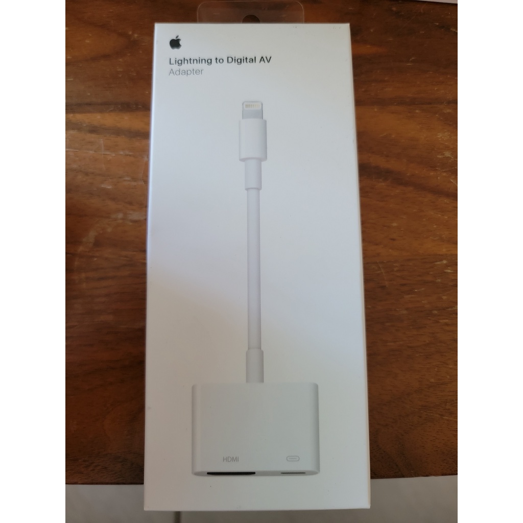 [全新現貨, 特價優惠] Apple 原廠 Lightning 數位 AV 轉接器