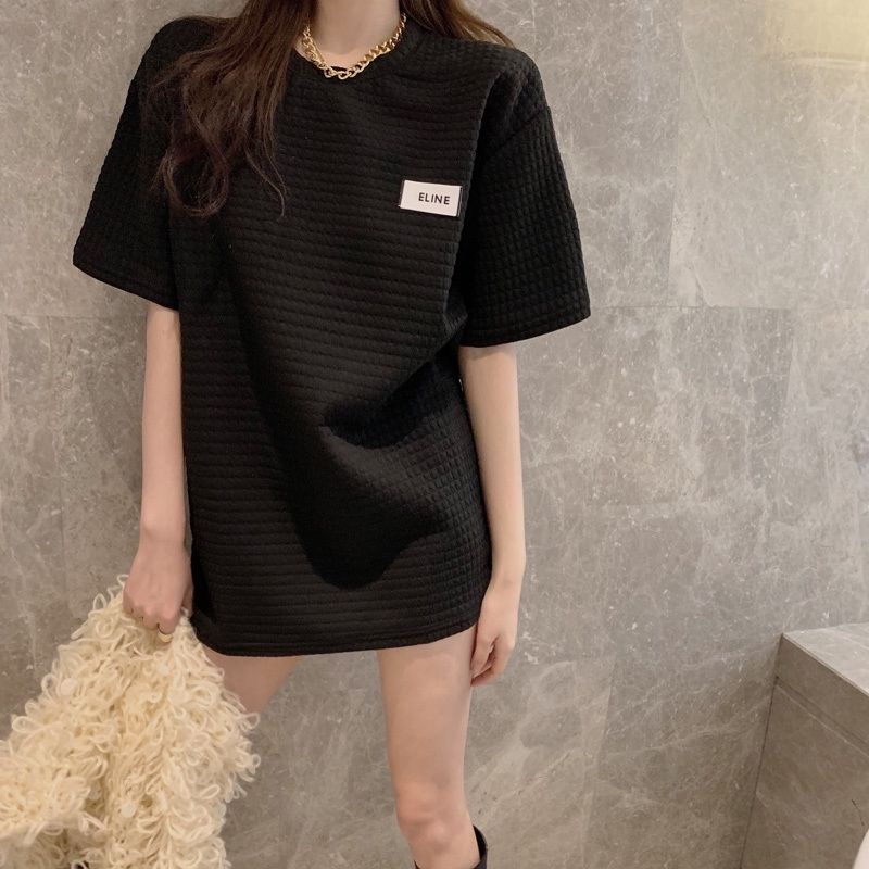 韓國新款三維 Celine 時尚款式加大碼 T-shitt Baju Wanita 時尚