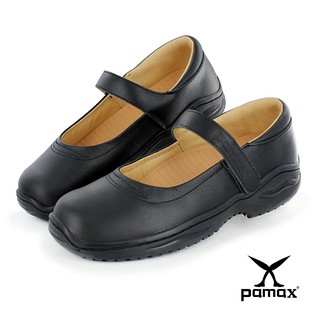 PAMAX 帕瑪斯-超彈力雙氣墊高抓地力機能鞋/PP51801-雙氣墊/娃娃鞋/黏貼/銀纖維PU彈力氣墊/女生尺寸3-8