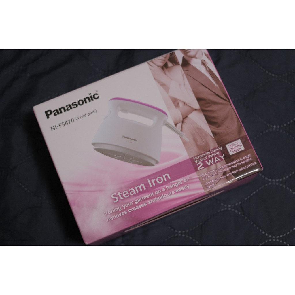 Panasonic 國際牌 蒸氣熨斗 NI-FS470 粉色 可議
