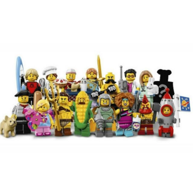 [壞孩子玩具] LEGO 71018 17代 人偶包 一套16隻 含說明書 , 外袋 , 底板