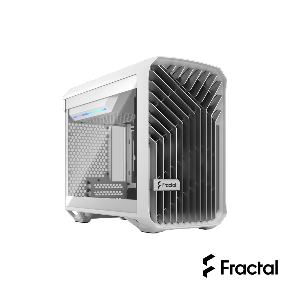 Fractal Design Torrent Nano 鋼化玻璃 機殼 一般版 側透 白色 透光 mITX mDTX