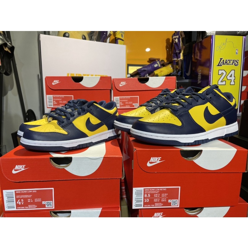 全新台灣公司貨 NIKE DUNK LOW MICHIGAN 密西根 男鞋 DD1391-700大童CW1590-700