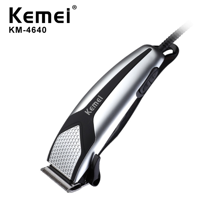 Kemei KM-4640 12w電動理髮器帶線剃須刀電動理髮器成人兒童家用歐規插頭