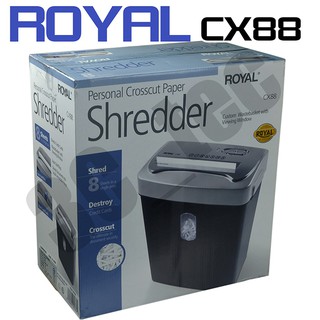 力田 Royal CX88 碎紙機 短碎型 CX-88 可碎信用卡 符合Rohs無毒塑膠