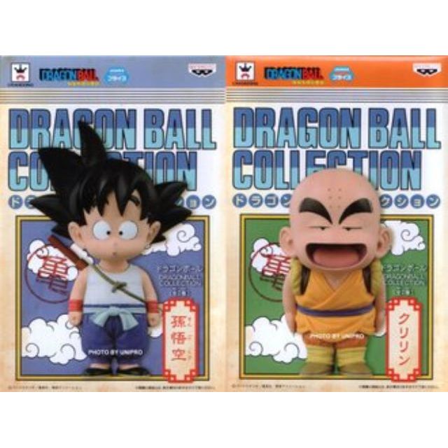 日版金證七龍珠dragon Ball Collection 孫悟空克林 悟空幼少期小時候全新未拆 蝦皮購物