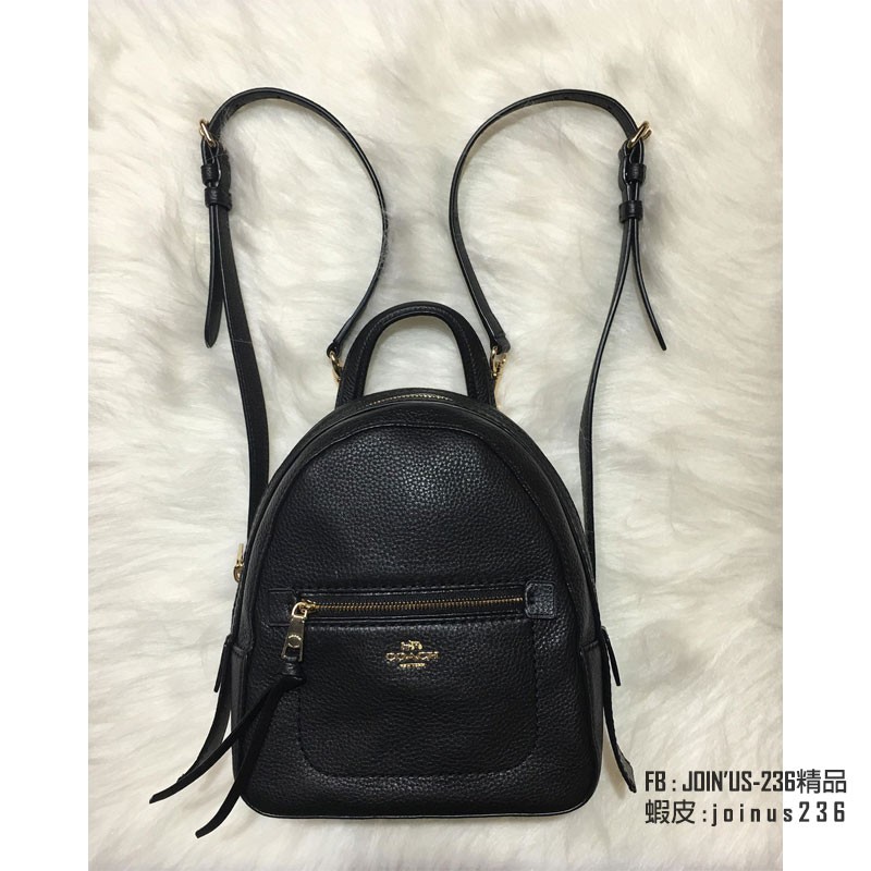 【Join'us-236精品服飾】COACH 荔枝紋皮革 後背包 斜背包 迷你包 現貨