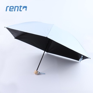 【rento】日式超輕黑膠蝴蝶晴雨傘 水色 微瑕出清 特價 防曬傘 晴雨傘 碳纖 超輕 抗風