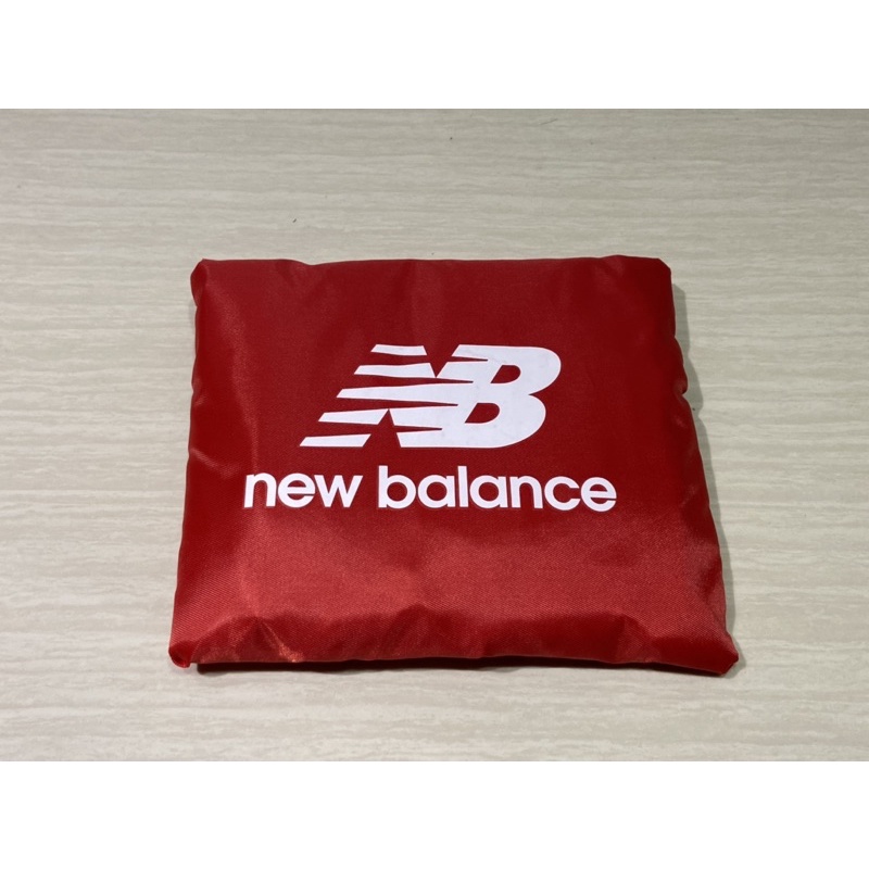 New Balance 收納包 黑 紅 購物袋 大容量 旅行袋 手提袋 運動包 收納行李袋 旅行袋 摺疊包(紅)
