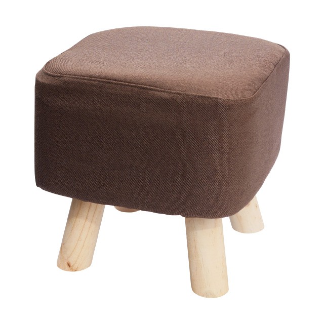方形 圓形日式客廳沙發換鞋凳 (米黃 咖啡兩色)