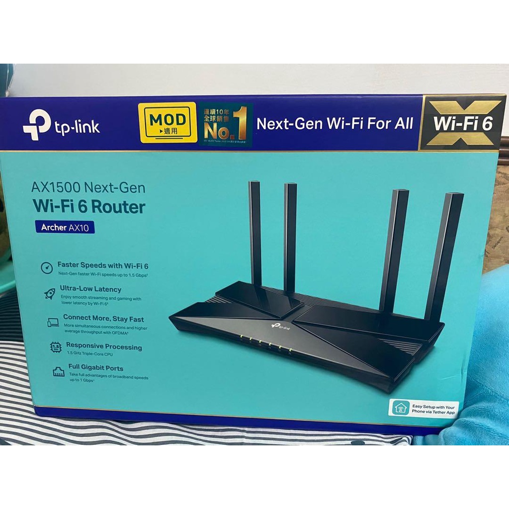 TP-Link Archer AX10 AX1500 wifi 6 Gigabit wifi6雙頻無線網路分享器路由器