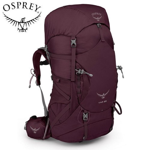 【Osprey】Viva 65L 輕量登山背包 女款 泰坦紅