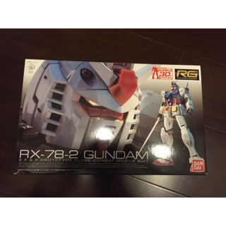 【BANDAI】鋼彈／RG 1:144 RX-78-2 鋼彈(30週年紀念版)