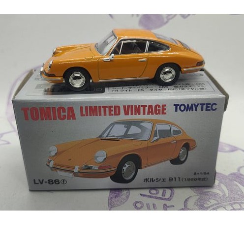 (現貨) Tomytec Tomica LV-86f Porsche 911 黃