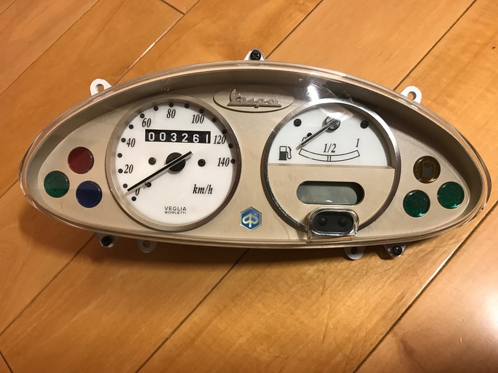 VESPA 偉士牌 ET8 義大利原裝公里碼錶.儀錶.時速錶.馬錶