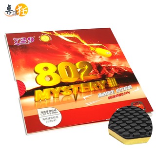 *桌球狂*729 鬼斧802短顆粒 桌球膠皮 (紅色/黑色1.7mm/35度)進臺快攻 遠臺削球