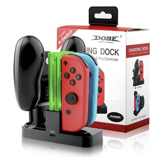 【就是要玩】現貨 NS Switch DOBE Joy-Con 手把充電器底座 多功能充電座 可充主機/PRO手把控制器