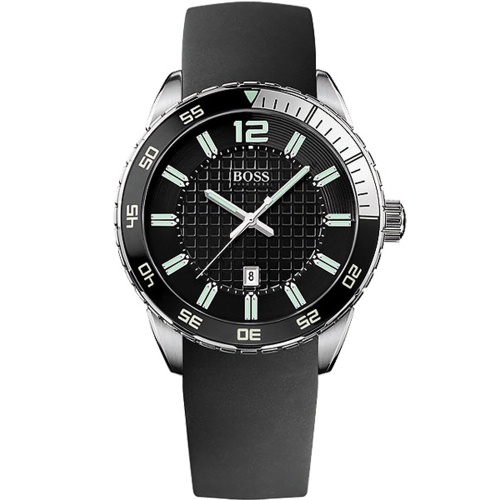 Hugo Boss Black衝速狂放運動橡膠腕錶/1512885