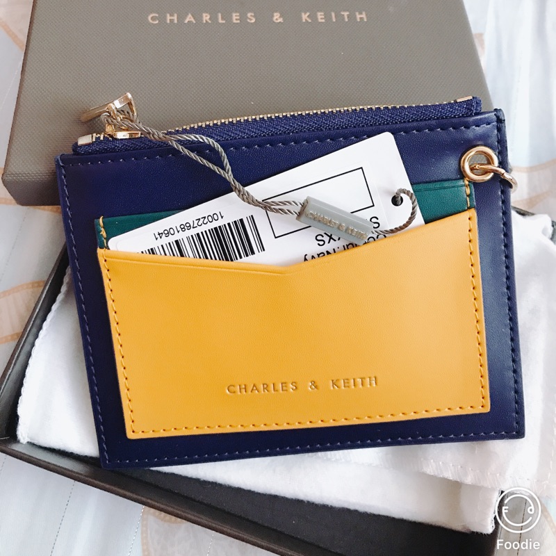 小CK CHARLES &amp; KEITH 零錢卡包