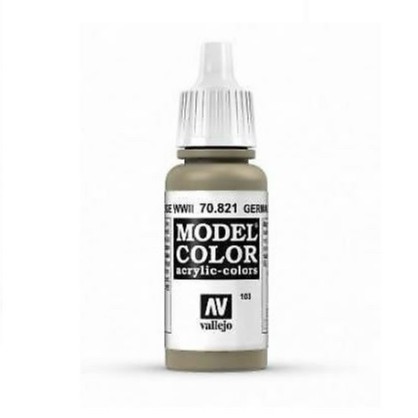 Acrylicos Vallejo AV水漆 模型色彩 Model Color 103 70821 德國二戰迷彩米色