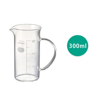 HARIO 實驗室燒杯 網美咖啡杯 玻璃量杯 300ml／TBE-300-H32