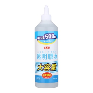 【快樂文具】SKB 大容量膠水 500ml/125ml /膠水/補充膠水/液體膠水/膠