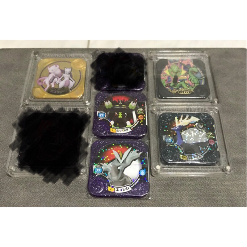 Pokémon tretta金超夢、黑烈、z3鹿、紫閃基格、紫閃酋