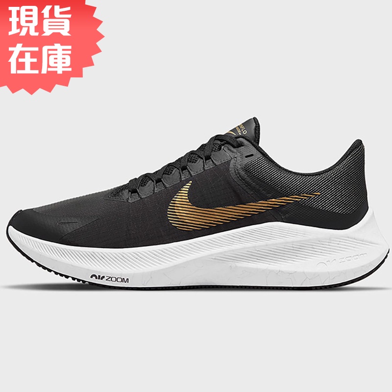 Nike ZOOM WINFLO 8 男鞋 慢跑 穩定 透氣 氣墊 緩震 黑金【運動世界】CW3419-009