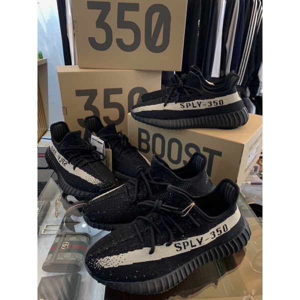 Limit精品✔️ Adidas YEEZY Boost 350 V2 "Oreo" 黑白配色 球鞋 BY1604