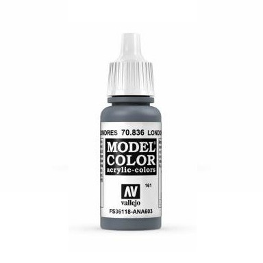 Acrylicos Vallejo AV水漆 模型色彩 Model Color 161 70836 倫敦灰色 17ml