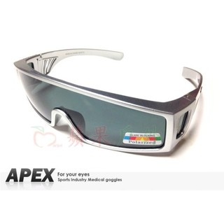 【APEX】1927 灰 可搭配眼鏡使用 台灣製造 polarized 抗UV400 寶麗來偏光鏡片 運動型 太陽眼鏡