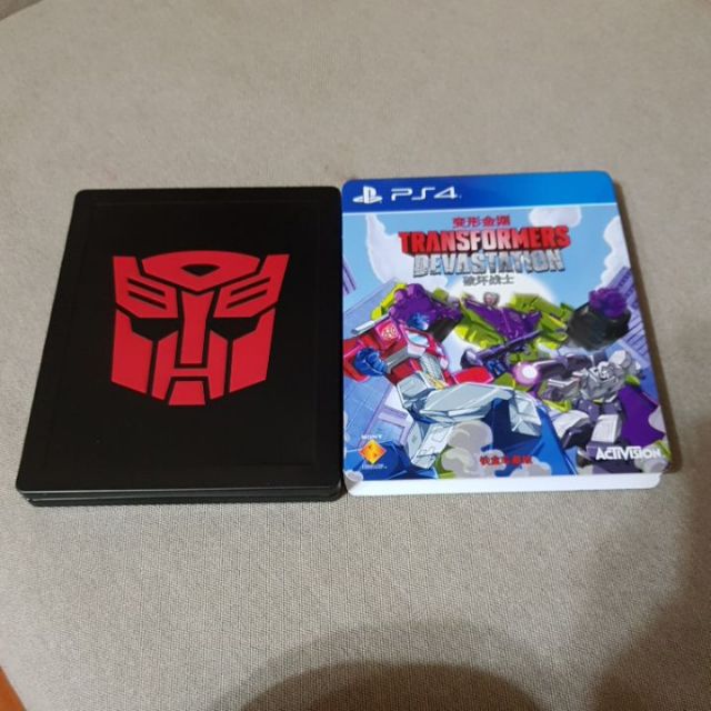 ps4 變形金剛 破壞戰士 簡中版 鐵盒珍藏版