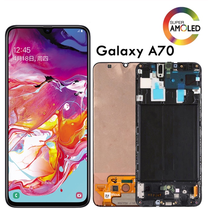 OLED手機螢幕總成適用於三星Samsung Galaxy A70 A705 A705F 維修替換件 零部件 配件 備件