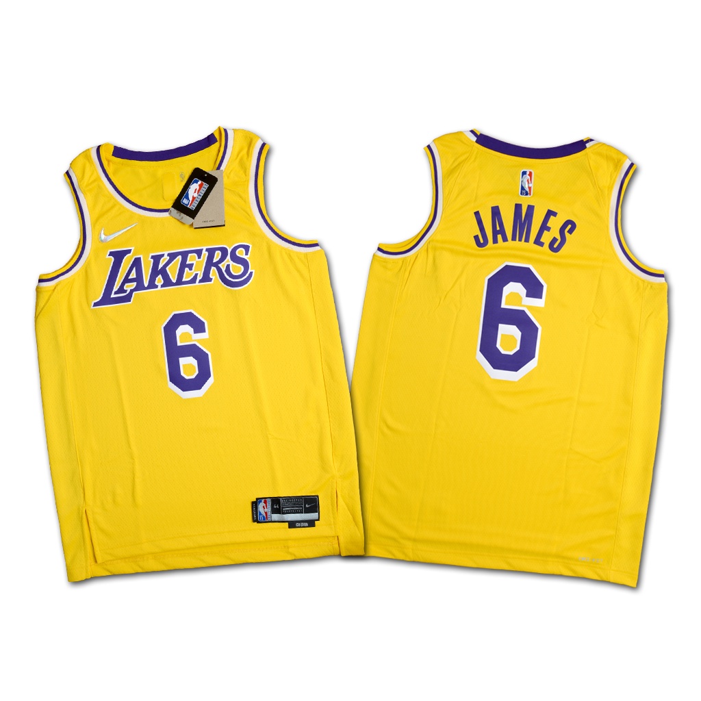 Nike NBA 洛杉磯湖人隊 LeBron James 75週年 Icon Siwngman 球衣