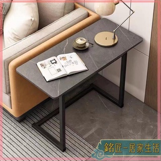 沙發邊桌 桌邊桌 懶人桌 書桌 餐桌 電腦桌 床邊桌 床邊幾沙發邊櫃仿大理石茶幾客廳臥室網紅陽臺角幾小圓桌子北歐