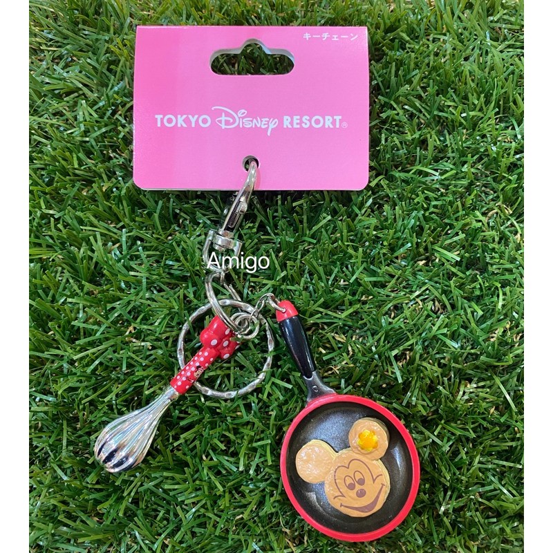 《Amigo Gift 朋友禮品》日本 東京迪士尼樂園 米奇 米妮 鬆餅 點心 平底鍋 吊飾 掛飾 鑰匙圈