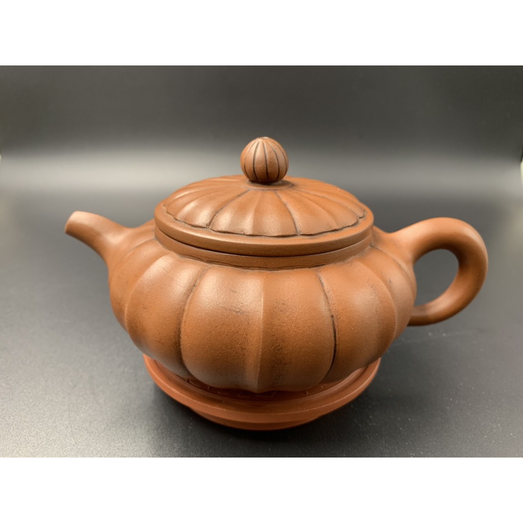 壺風茶道 A135 宜興紫砂原礦清水泥菊瓣筋紋壺 古董 茶壺 普洱茶 紫砂壺 家用茶具禮品 中國宜興紫砂 蝦皮購物