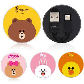 北車 GARMMA LINE FRIENDS APPLE Lightning 8pin 伸縮式 充電 傳輸線 IX XS