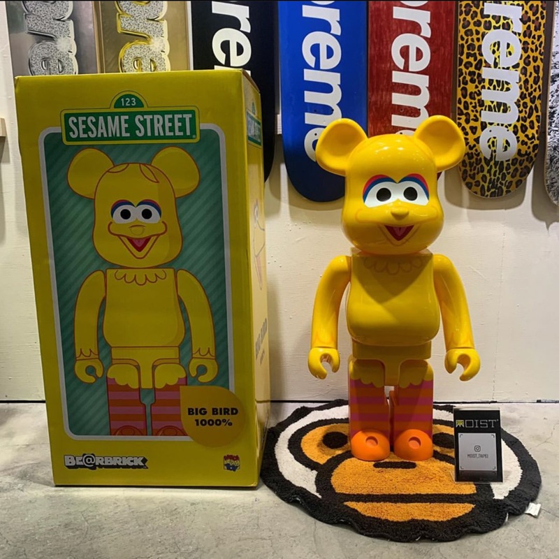 Moist Be Rbrick 1000 Big Bird芝麻街大鳥現貨 蝦皮購物