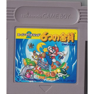 [耀西]二手 純日版 任天堂 GB GameBoy 超級瑪利歐樂園 2 六個金幣