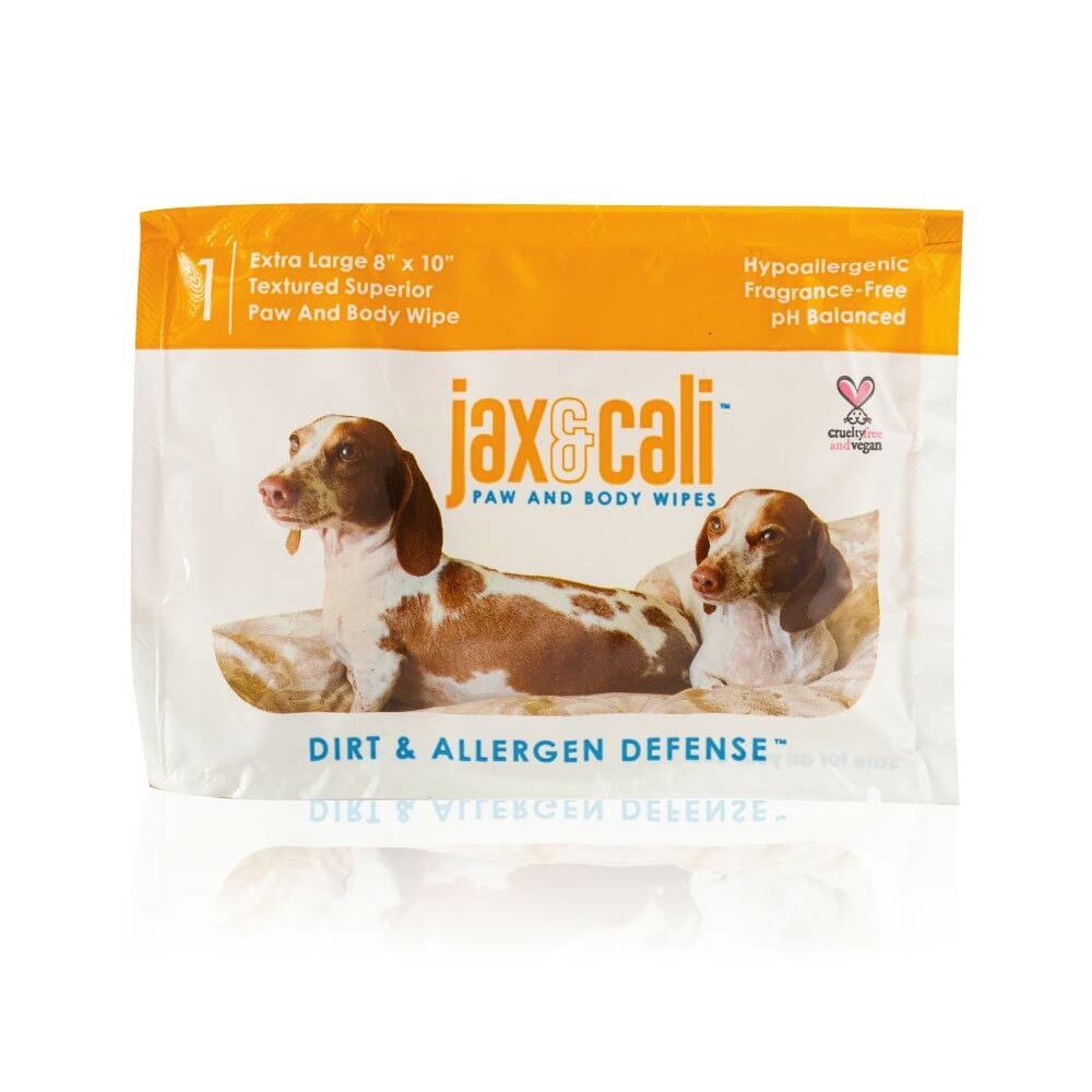 威旺 WeWant 犬貓保健品 jax&amp;cali 3D潔膚巾 單片裝 寵物濕紙巾『WANG』