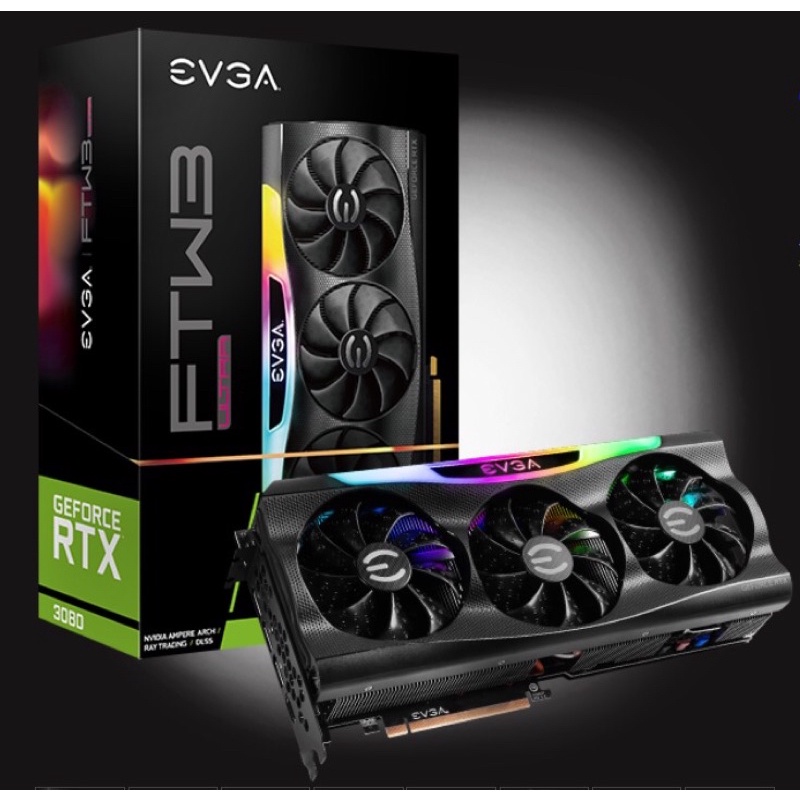 EVGA GeForce RTX 3080 FTW3 ULTRA GAMING, 10G-P5-3897-KR未鎖算力版