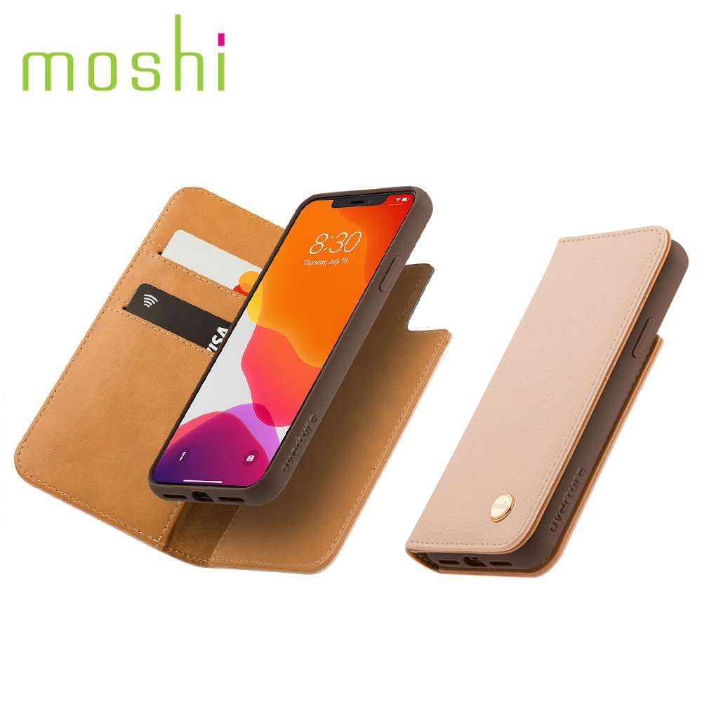 Moshi Overture iPhone 11 Pro Max 磁吸可拆式卡夾型皮套 防摔 手機皮套 現貨 廠商直送