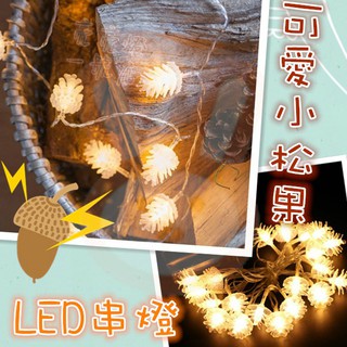 小松果LED燈串 LED小燈泡 少女房間佈置 LED聖誕燈 小燈泡裝飾 景觀佈置 情人節 禮物 氣氛燈 室內裝潢