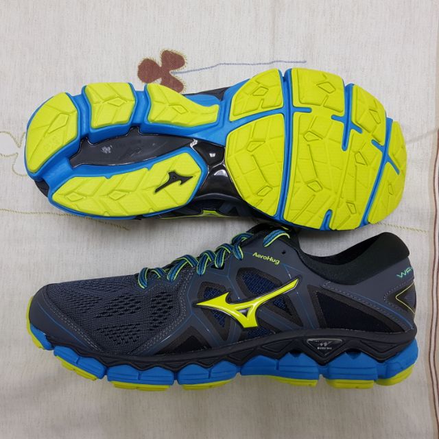 【新賣家 特價中】美津濃 MIZUNO WAVE SKY 2 高緩衝男慢跑鞋 J1GC180247 深